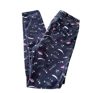 Mini Boden Girls' Space Galaxy Print Pants Size 12 Multicolor Casual